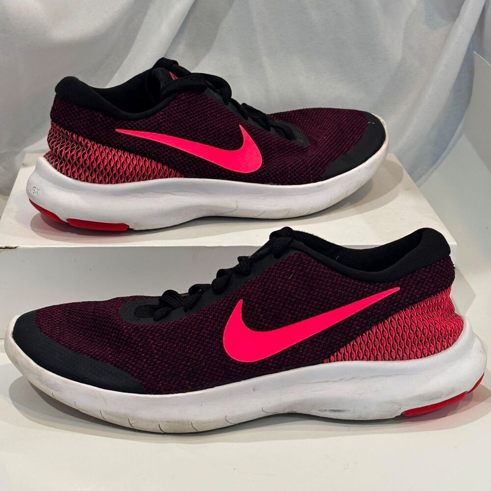 Nike Women’s Running Shoes Size 8 Black Pink Mesh Athletic Sneakers